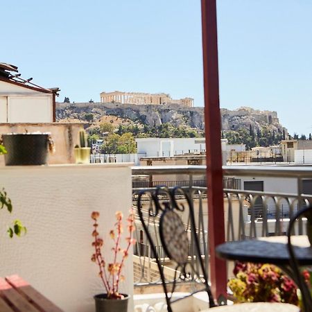 Mosaics Athens Central Studio With Acropolis View Exteriör bild