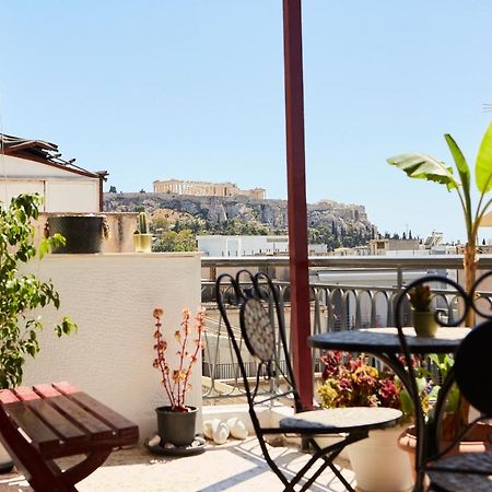 Mosaics Athens Central Studio With Acropolis View Exteriör bild